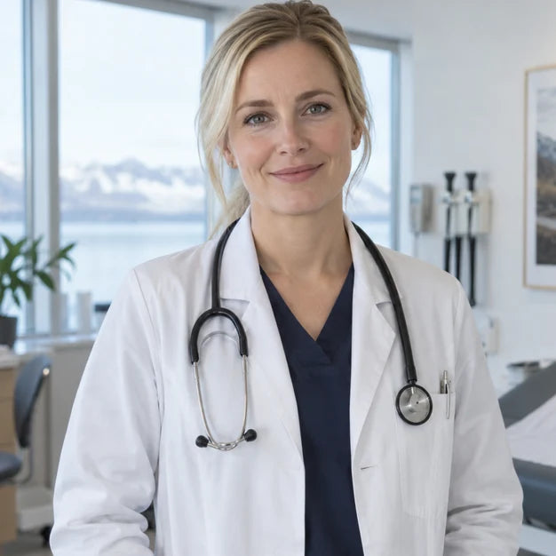 Dr. Elín Jónsdóttir, læknir hjá Léttir