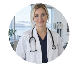 Dr. Elín Jónsdóttir, læknir hjá Léttir