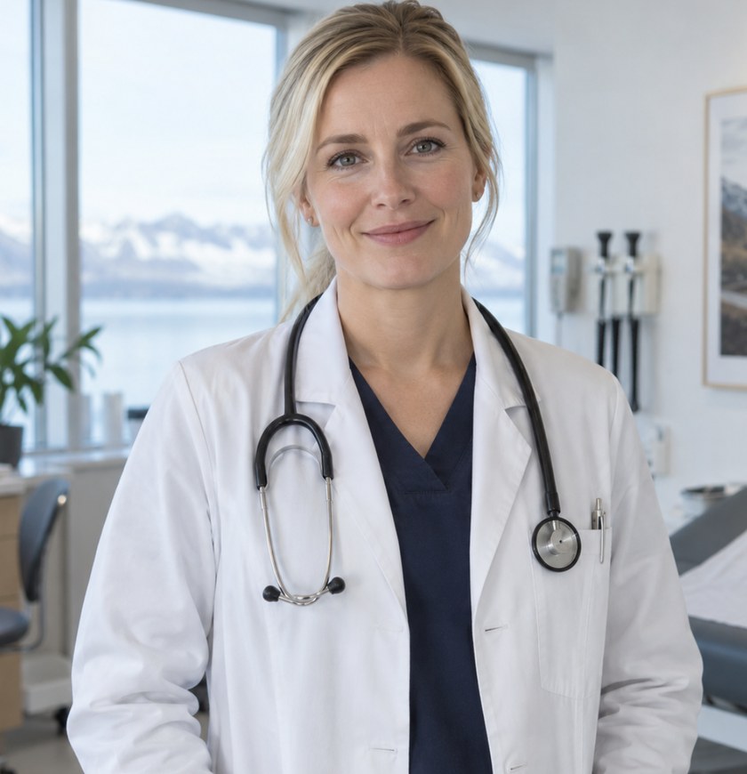 Dr. Elín Jónsdóttir, læknir hjá Léttir
